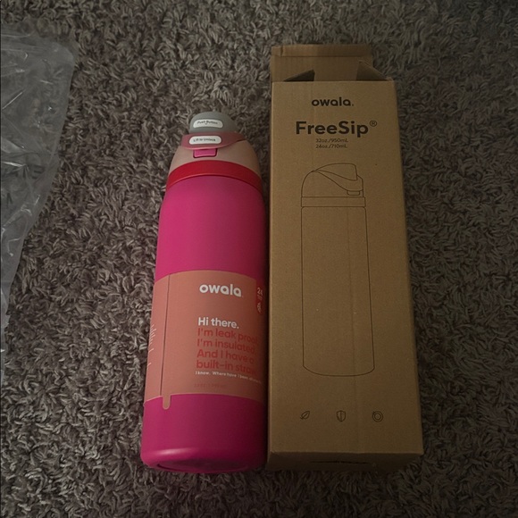 NWT Owala Pink Water Bottle - Picture 4 of 5